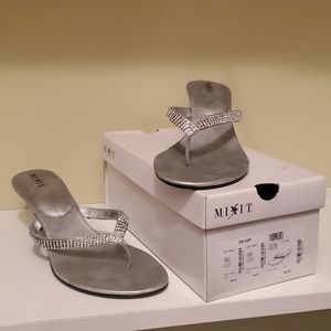 Rhinestone Thong Sandals